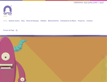 Tablet Screenshot of grupoarco.com.mx